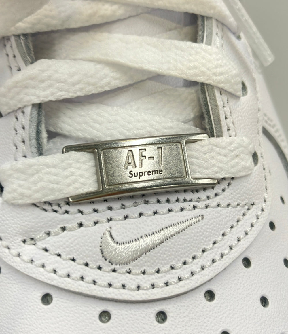 美品 NIKE ローカットスニーカー × シュプリーム AIR FORCE 1 LOW CU9225-100 メンズ SIZE 28.0 (XL) ナイキ