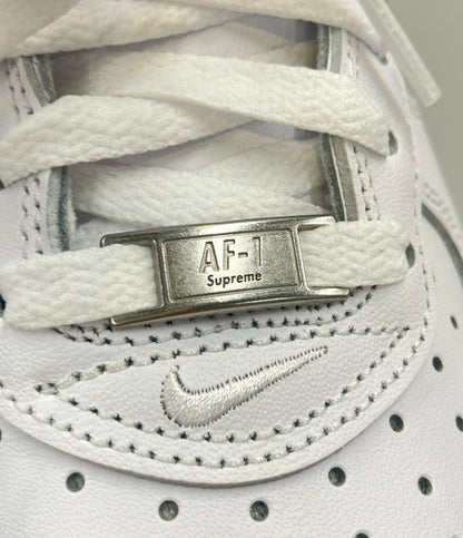 美品 NIKE ローカットスニーカー × シュプリーム AIR FORCE 1 LOW CU9225-100 メンズ SIZE 28.0 (XL) ナイキ