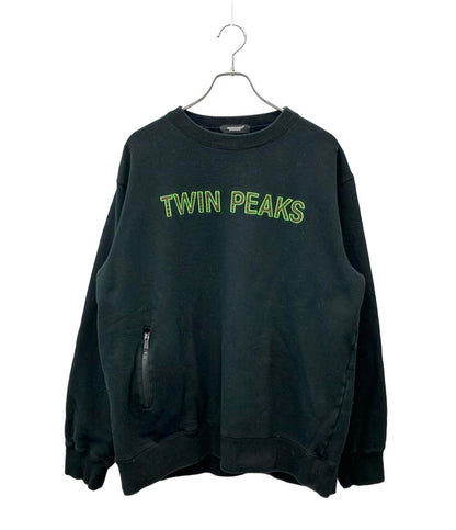 UNDERCOVER TWINPEAKS スウェット ×TWINPEAKS  長袖 コットン ブラック  24AW UC2D4802-1 メンズ SIZE 5 (XL) アンダーカバー ツインピークス