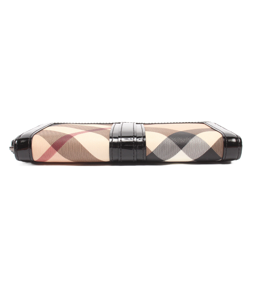 BURBERRY ラウンドファスナー長財布 メンズ バーバリー