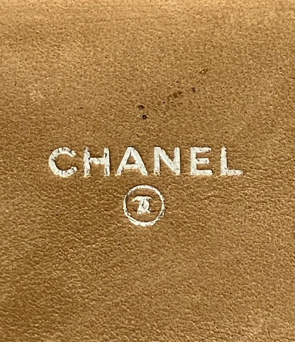 CHANEL カードケース シルバー金具 チョコバー レディース シャネル