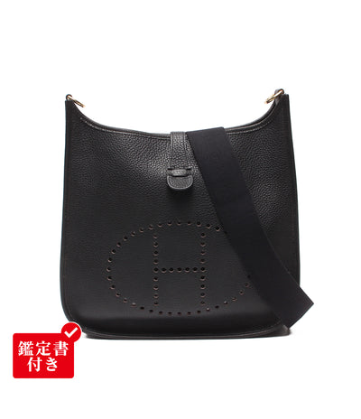 HERMES ショルダーバッグ □C刻印 ゴールド金具 斜め掛け トリヨンクレマンス エブリン1GM レディース メンズ エルメス
