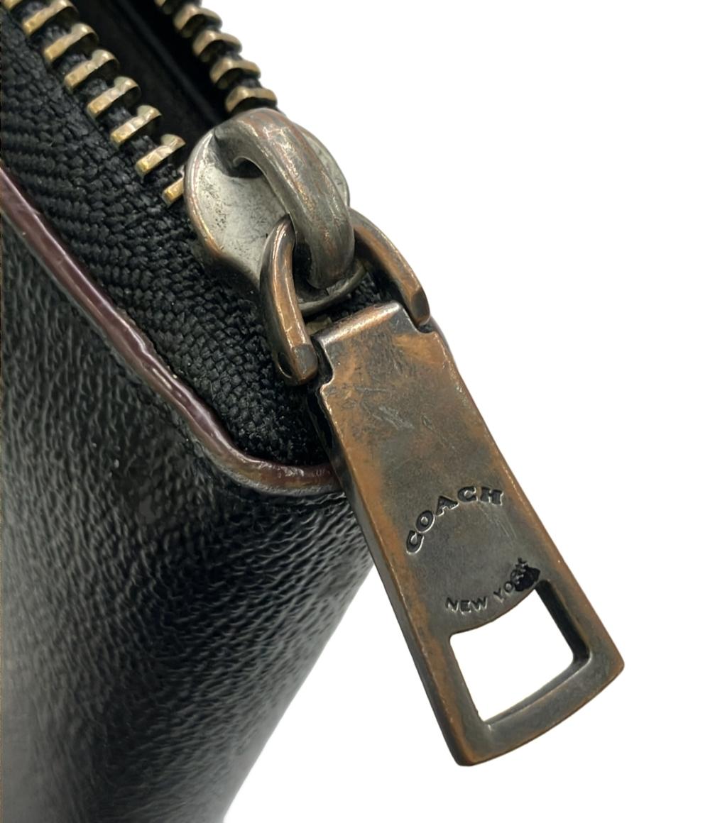 COACH ラウンドファスナー長財布 シグネチャー F25517 メンズ コーチ