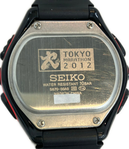 SEIKO 腕時計 東京マラソン2012 スーパーランナーズ クオーツ S670-00A0 レディース メンズ セイコー