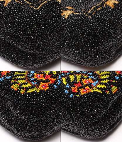 FENDI ハンドバッグ ショルダーバッグ 肩掛け フラワー刺繍 総ビーズ マンマバケット レディース フェンディ