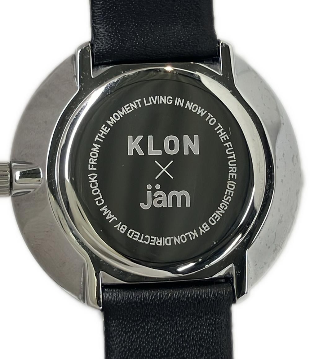 KLON jam 腕時計 クオーツ ホワイト レディース メンズ クローン ジャム