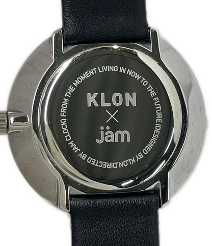 KLON jam 腕時計 クオーツ ホワイト レディース メンズ クローン ジャム
