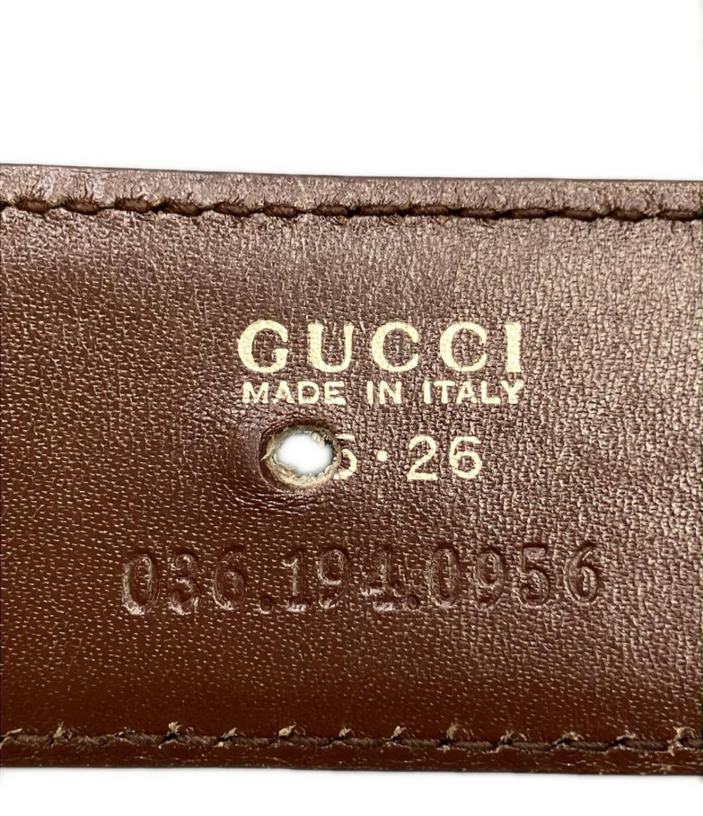訳あり GUCCI ベルト Gバックル 036 194 0956 レディース グッチ