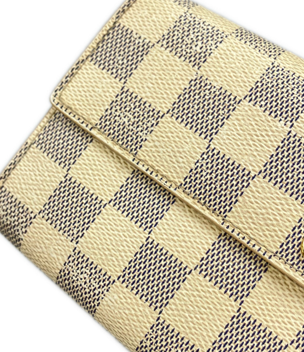 LOUIS VUITTON 長財布 ポルトフォイユ サラ ダミエ アズール N61735 レディース メンズ ルイ・ヴィトン