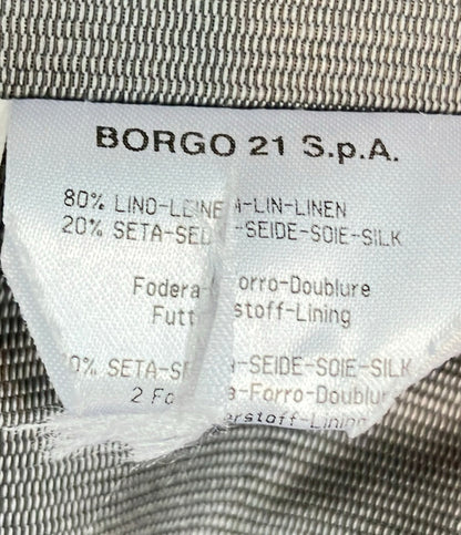 GIORGIO ARMANI 半袖ジャケット デザイン ホルターネックライン ゴールド Borgo21 レディース SIZE 42 (M) ジョルジオアルマーニ