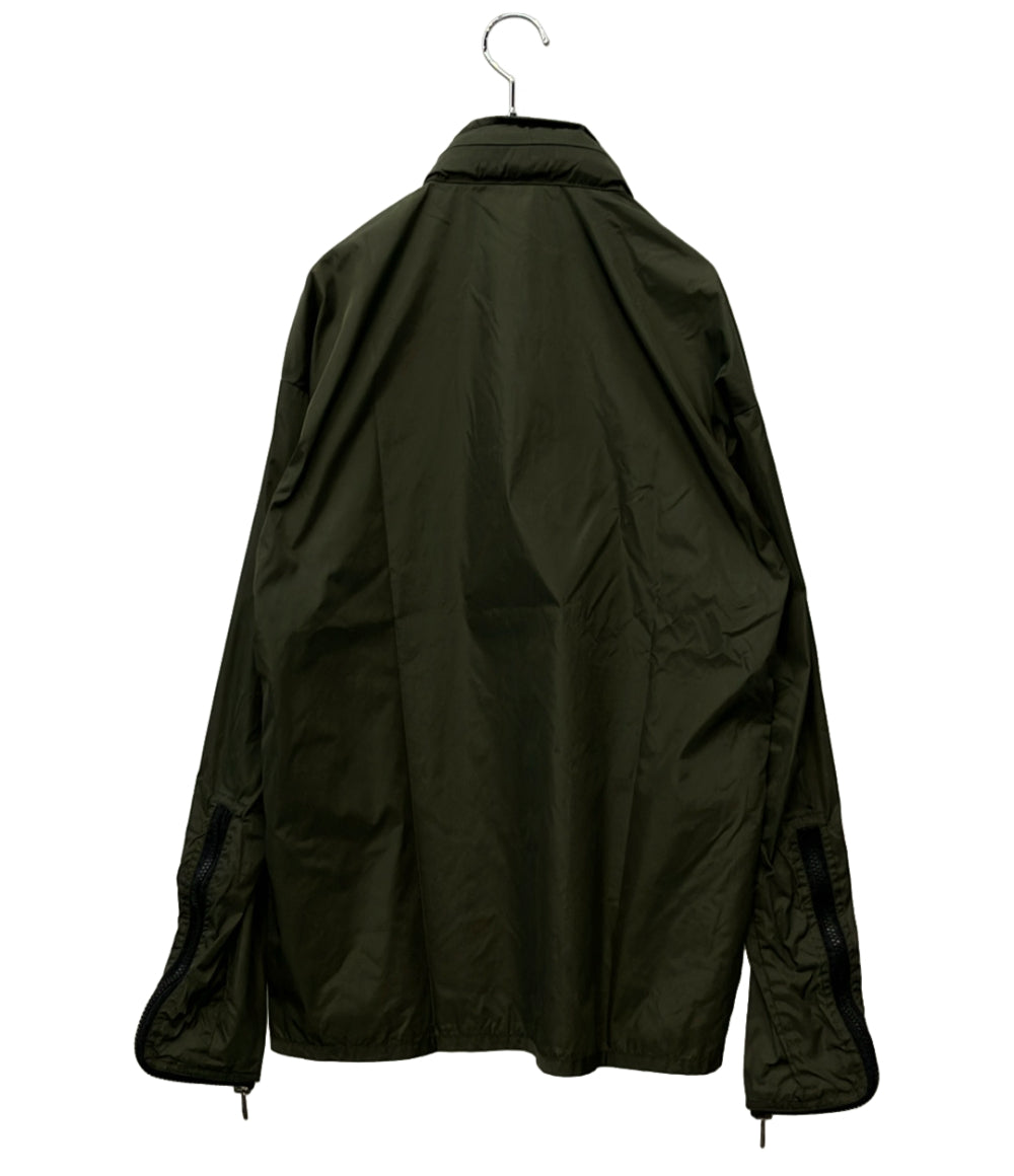 訳あり MONCLER ナイロンジャケット ブルゾン ハーフジップ フード付き レディース SIZE 1 (S) モンクレール