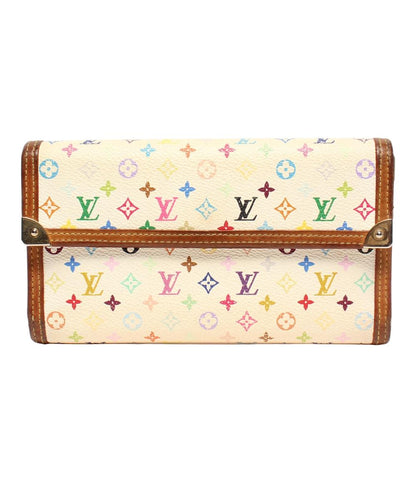 ルイ・ヴィトン 三つ折り長財布 ポルトトレゾール インターナショナル マルチカラー M92659 レディース LOUIS VUITTON
