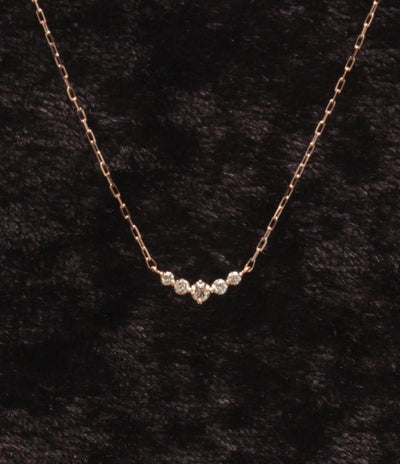 美品 ヨンドシー ネックレス K10 ダイヤ レディース 4℃