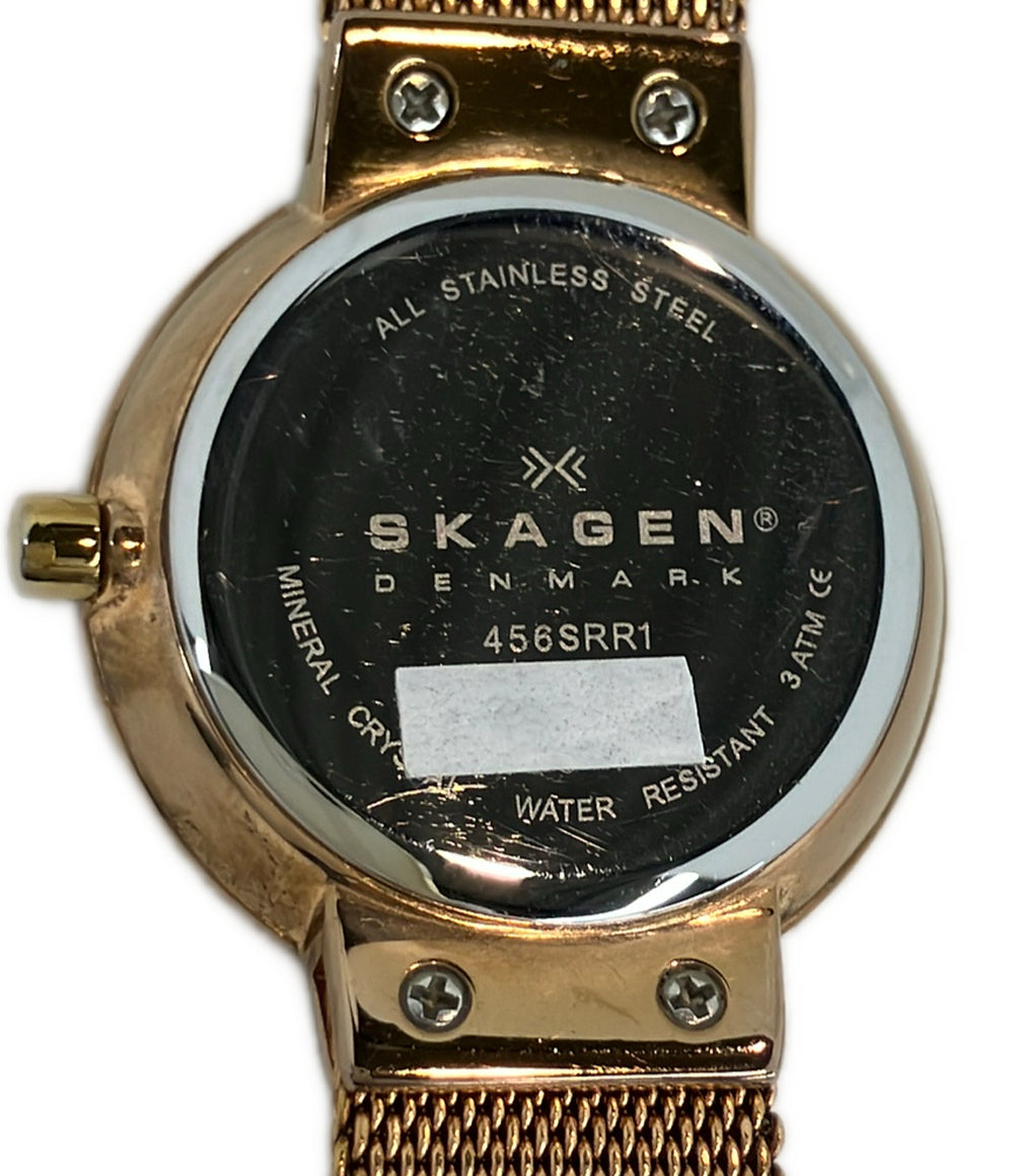 SKAGEN 腕時計 クオーツ ブラウン 456SRR1 レディース スカーゲン