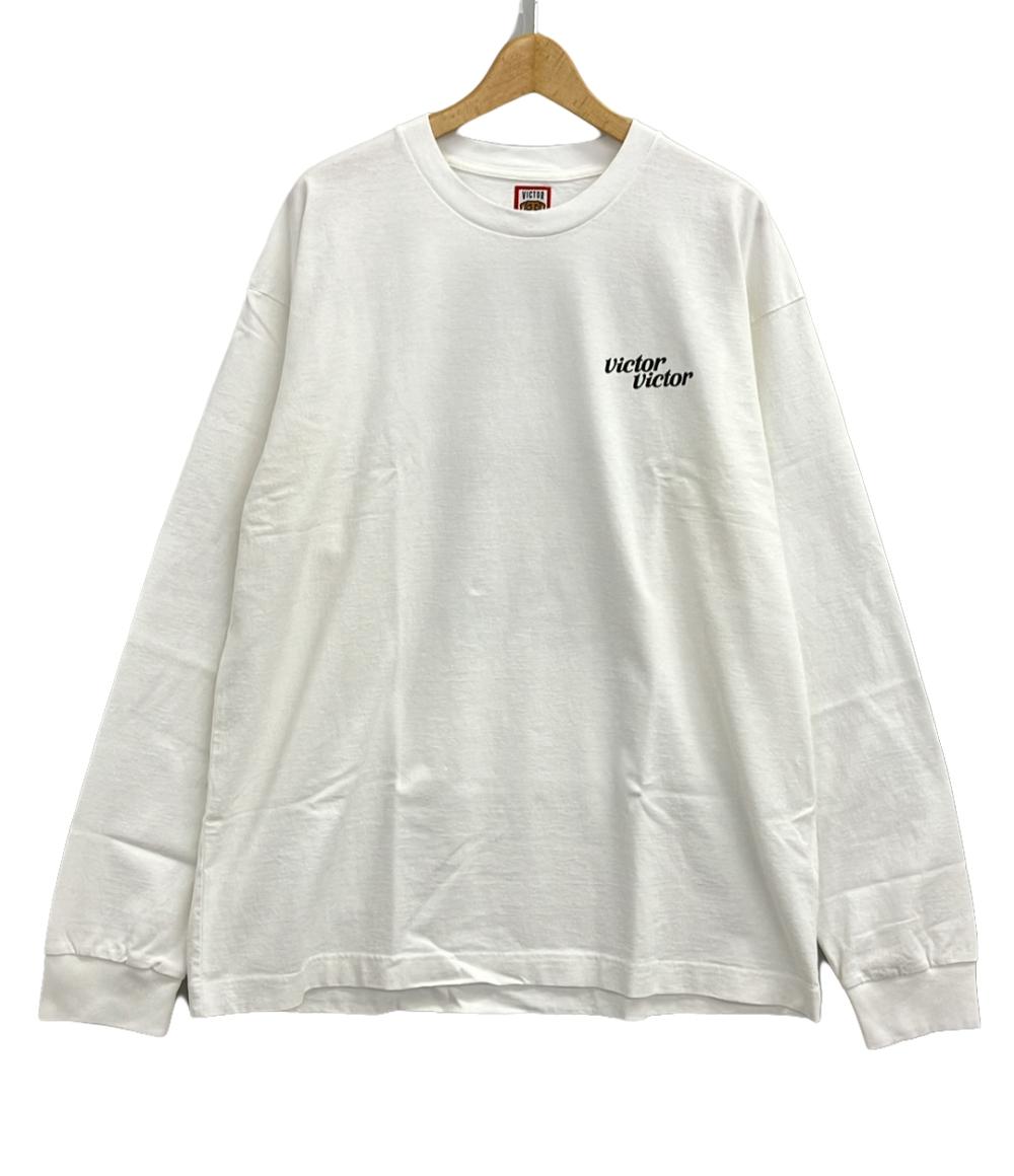 美品 バックプリント長袖Tシャツ メンズ SIZE XXL (XXL) VICTOR VICTOR