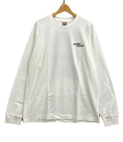 美品 バックプリント長袖Tシャツ メンズ SIZE XXL (XXL) VICTOR VICTOR