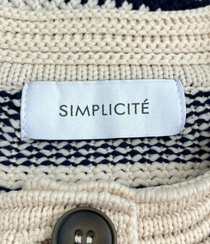 シンプリシテェ 長袖カーディガン レディース Simplicite