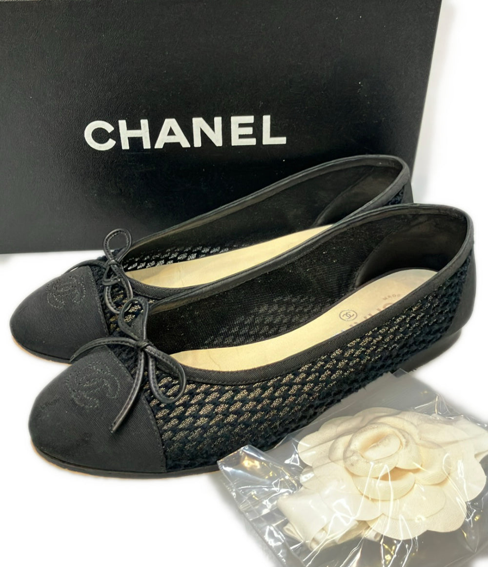 CHANEL バレリーナフラットシューズ レディース SIZE 37 1/2 (24.5cm) シャネル