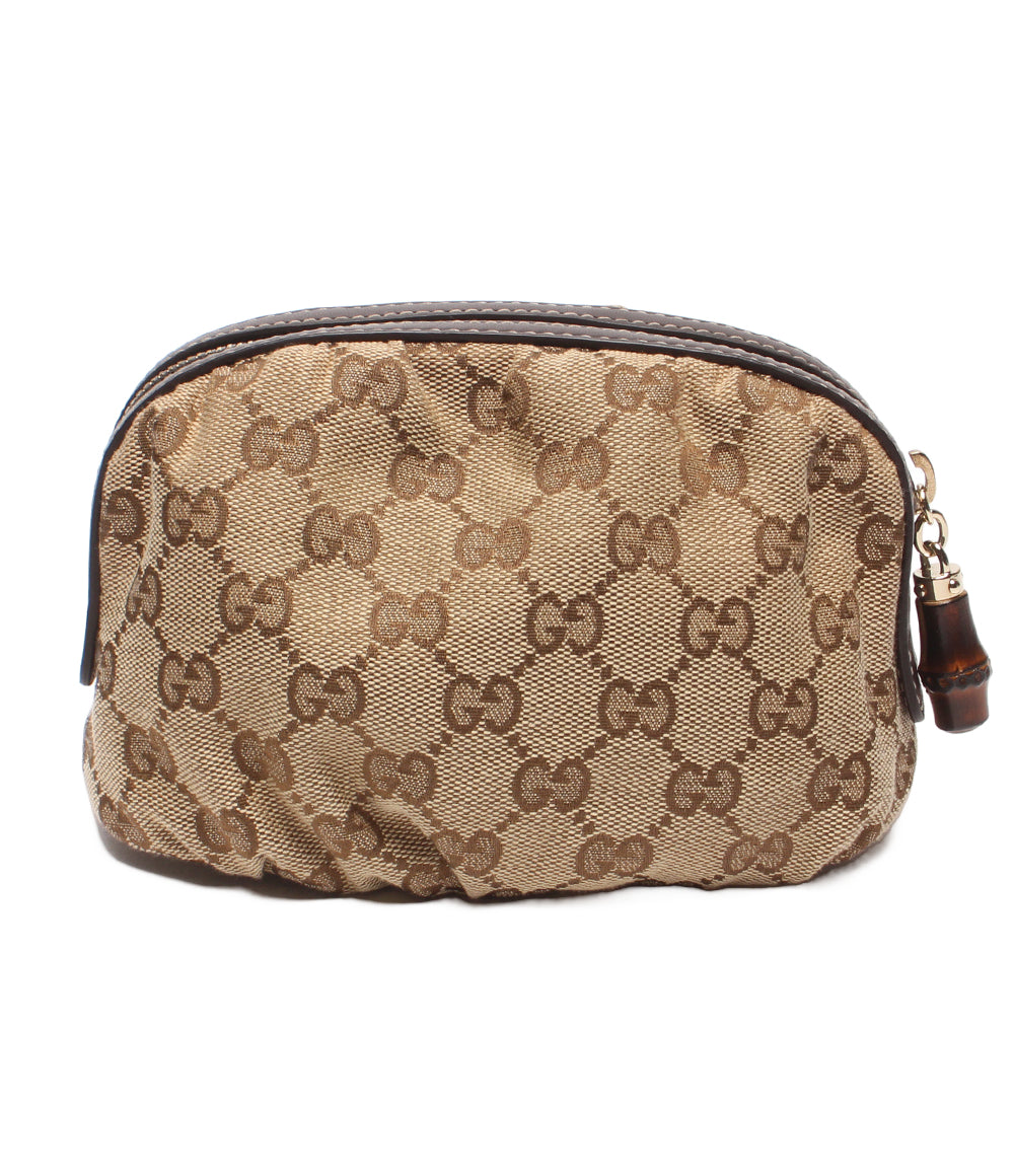 GUCCI ポーチ バンブー GGキャンバス 246175 525040 レディース グッチ