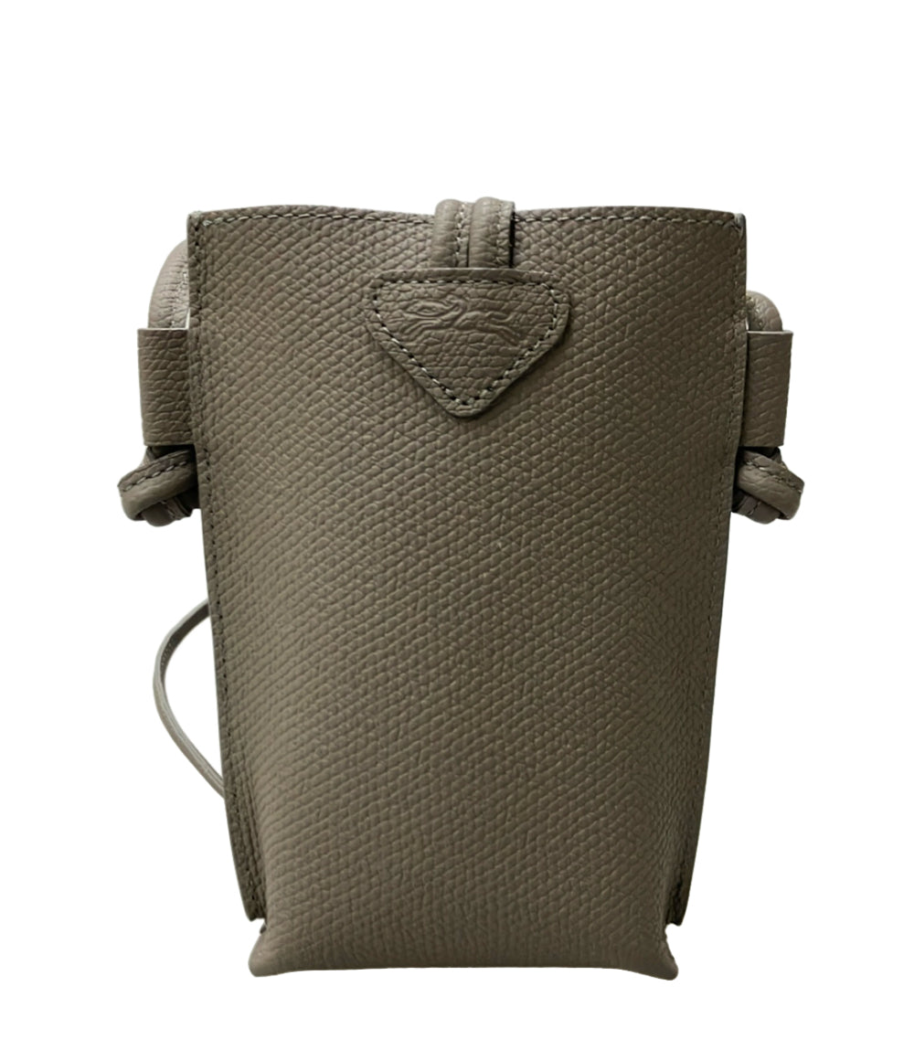 Longchamp ショルダーバッグ スマホショルダー 斜め掛け レザー レディース ロンシャン