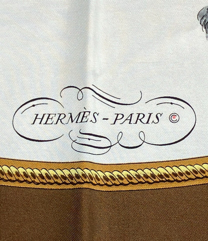 HERMES スカーフ カレ90 シルク100% REPRISE レディース エルメス