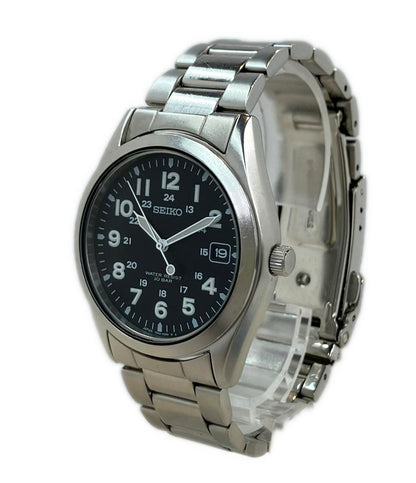 SEIKO 腕時計 ミリタリー スピリット クオーツ ブラック 7N42-8260 レディース メンズ セイコー