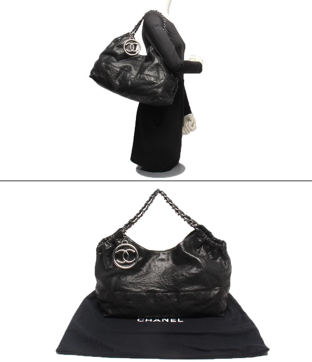 シャネル チェーンショルダーバッグ トートバッグ 肩掛け シルバー金具 ココカバス レディース CHANEL