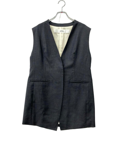 COCUCA ベスト ラウンド 比翼 6149-72-01000 レディース コキュカ