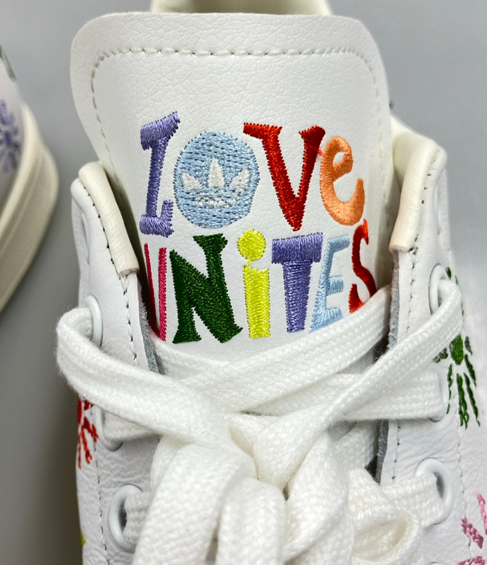 adidas ローカットスニーカー 刺繍 スタンスミス プライド GW2417 レディース SIZE 24.5 (L) アディダス