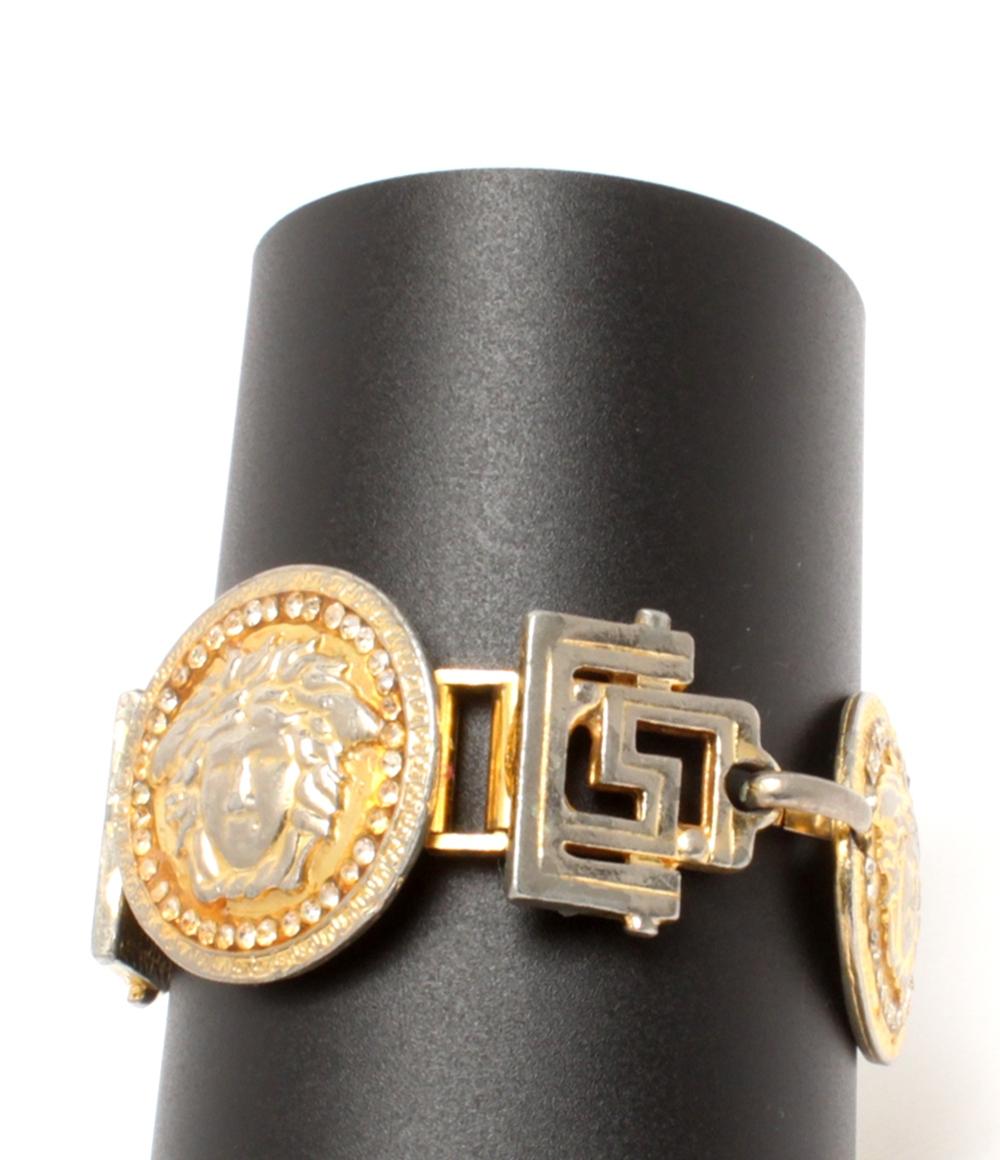 極美品 Gianni Versace ブレスレット メデューサ 8連 GIANNI VERSACE ジャンニヴェルサーチ ブレスレット メデューサ