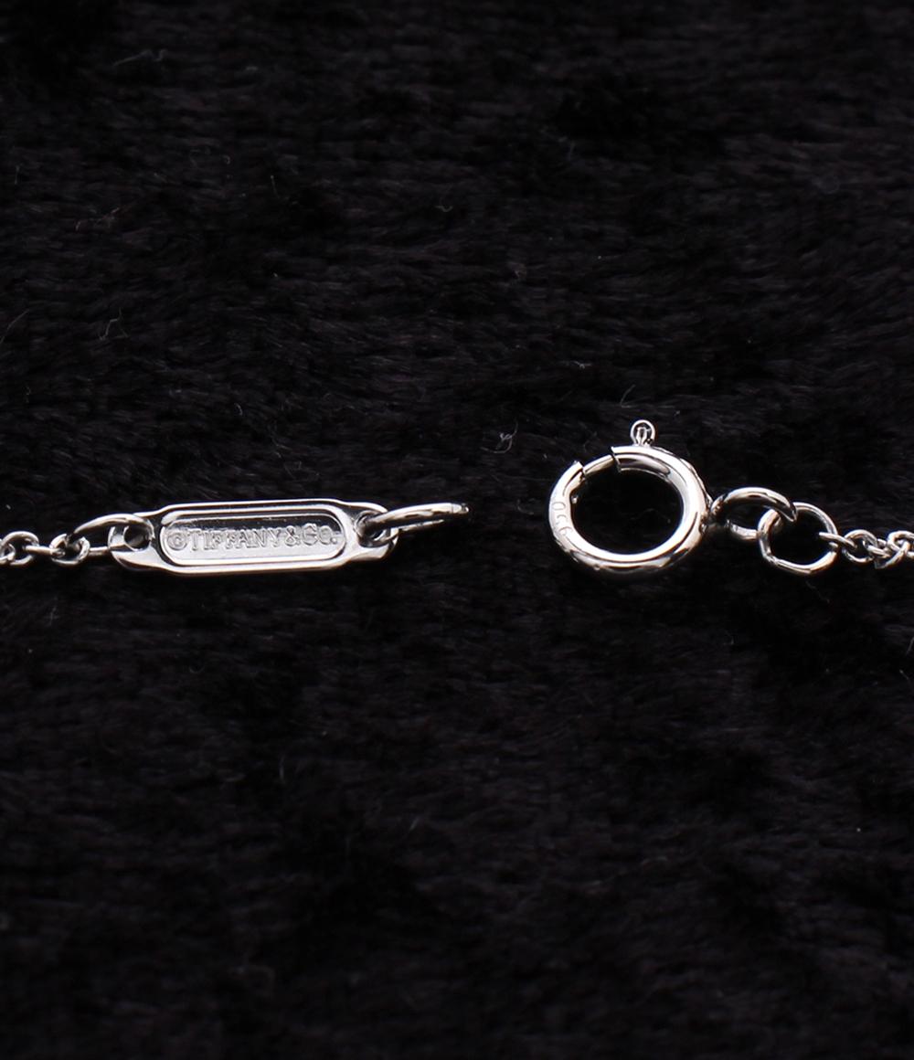 美品 ティファニー ネックレス オープンサークル Pt950 ダイヤモンド レディース TIFFANY&Co.
