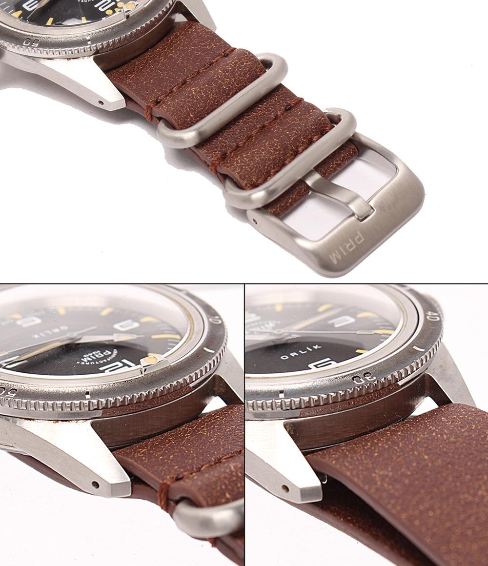 PURIM 腕時計 Orlík (オルリーク) 自動巻き ブラック メンズ プリム