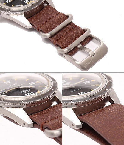 PURIM 腕時計 Orlík (オルリーク) 自動巻き ブラック メンズ プリム