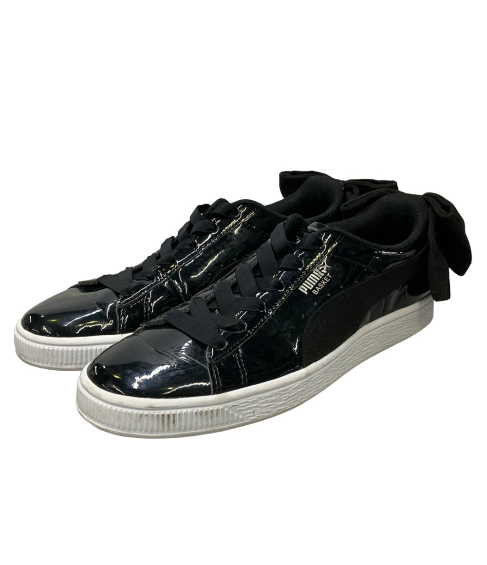 PUMA ローカットエナメルスニーカー バスケットボウ SB 367353-01 レディース SIZE 24.0 プーマ
