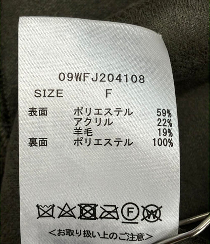 新品同様 ミラオーウェン ボアコート レディース SIZE F (M) Mila Owen