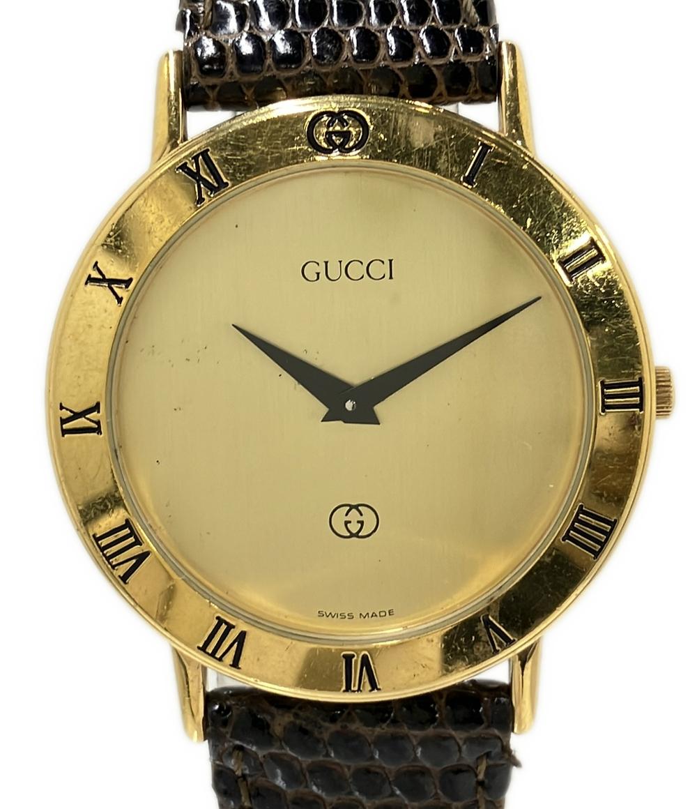 GUCCI 腕時計 クオーツ ゴールド 3000M メンズ グッチ – Rehello by