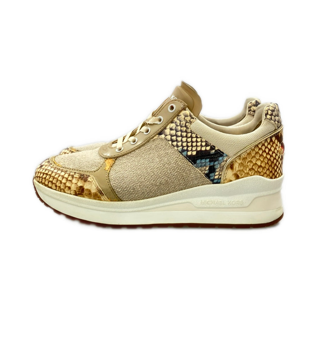 訳あり MICHAEL KORS ローカットスニーカー レディース SIZE 7.5 M マイケルコース