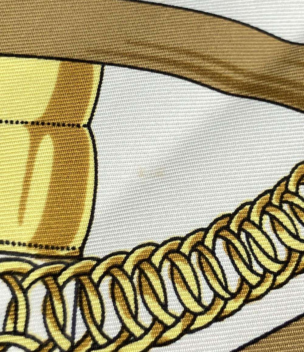 HERMES スカーフ シルク100% カレ90 Eperon dor レディース エルメス