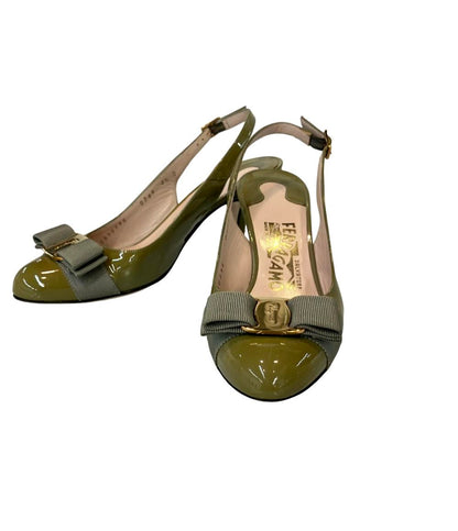 訳あり サルヴァトーレフェラガモ ミュール パンプス ヴァラ レディース SIZE 4 1/2 (XS) Salvatore Ferragamo