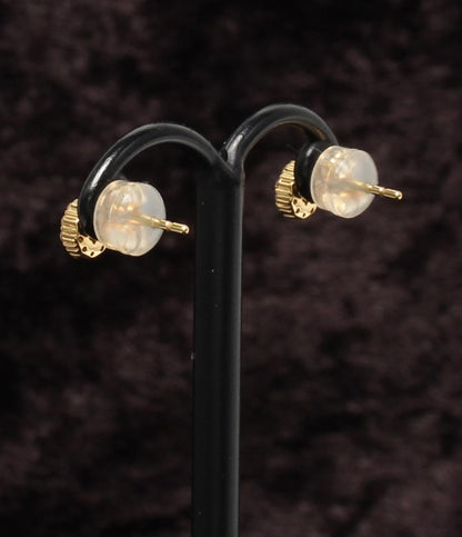 美品 ピアス K18 ダイヤ 0.12ct レディース