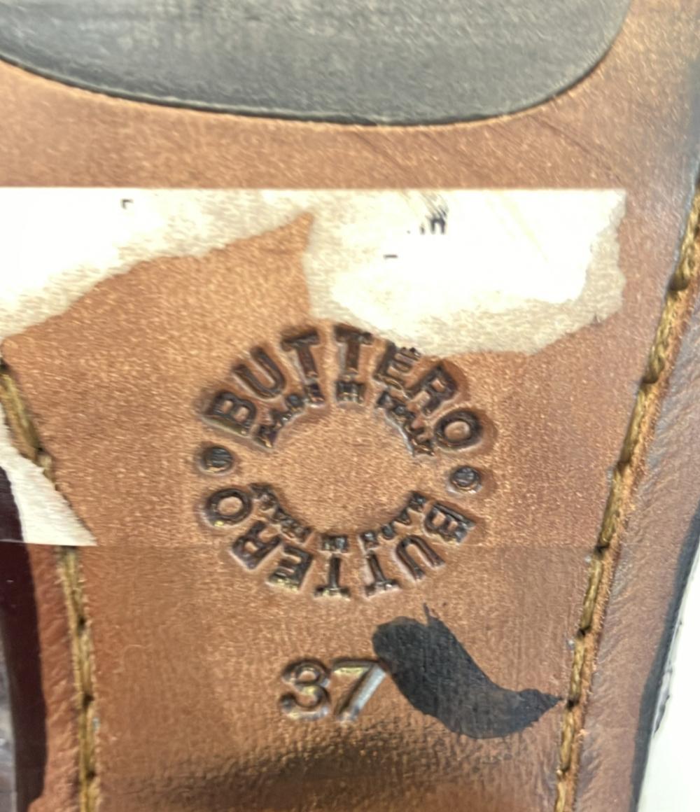 ブッテロ ショートブーツ パイソン柄 レディース SIZE 37 (L) BUTTERO