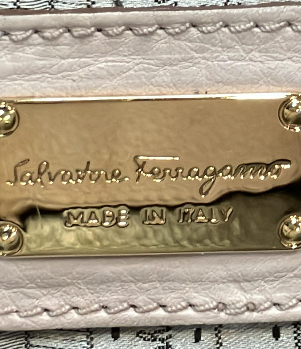 サルヴァトーレフェラガモ トートバッグ ハンドバッグ レザー ガンチーニ FJ-21 0391 レディース Salvatore Ferragamo