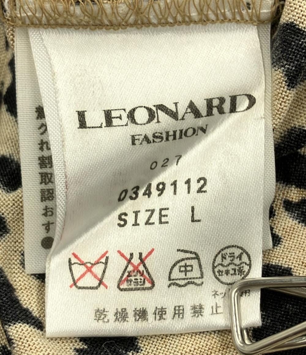 美品 レオナール 長袖カットソー レディース SIZE L (L) LEONARD