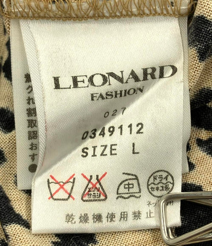 美品 レオナール 長袖カットソー レディース SIZE L (L) LEONARD