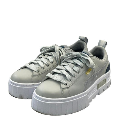 PUMA ローカットスニーカー 厚底 メイズレザーウィメンズ 381983-31 レディース SIZE 24.0 (L) プーマ