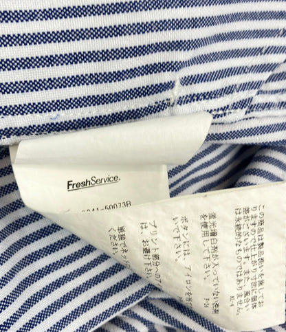 FreshService 長袖シャツ ブルー ストライプ トラッド＆ベーシック FSC241-50073B メンズ SIZE ONE SIZE FITS ALL (M) フレッシュサービス
