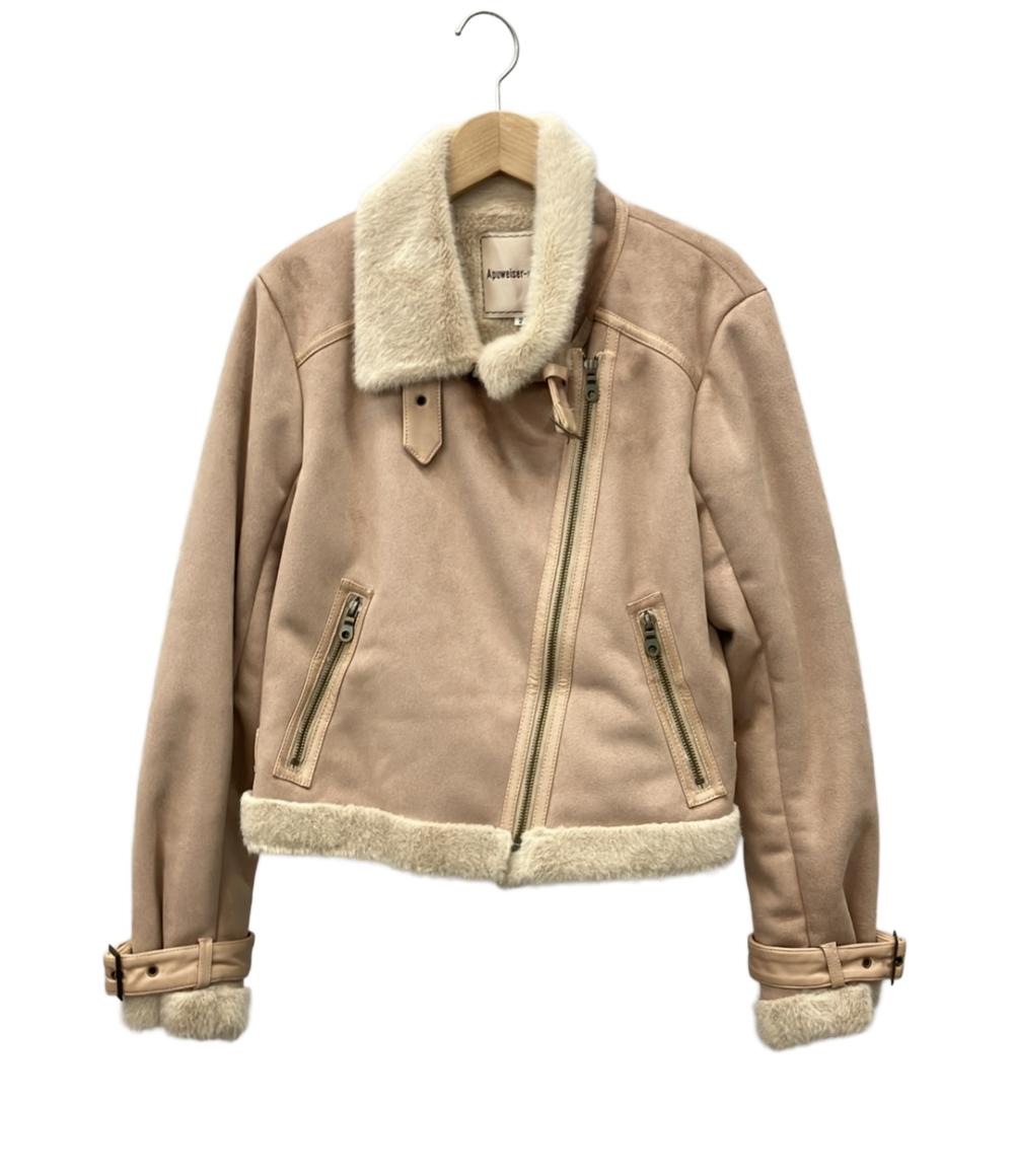 アプワイザーリッシェ ダブルライダースジャケット 29347280 レディース SIZE 2 (M) Apuweiser-riche
