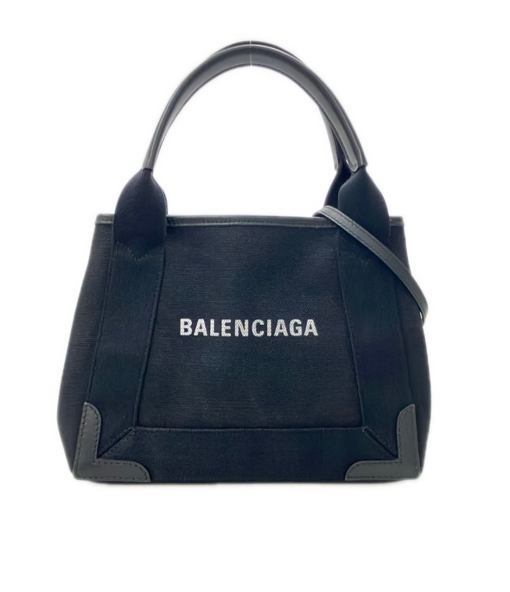 BALENCIAGA 2way ハンドバッグ ショルダーバッグ 斜め掛け ネイビーカバス 390346 1000 X 538735 レディース バレンシアガ