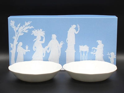 美品 WEDGWOOD サラダソーサー 皿 2点セット 18cm ストロベリー&バイン ウエッジウッド