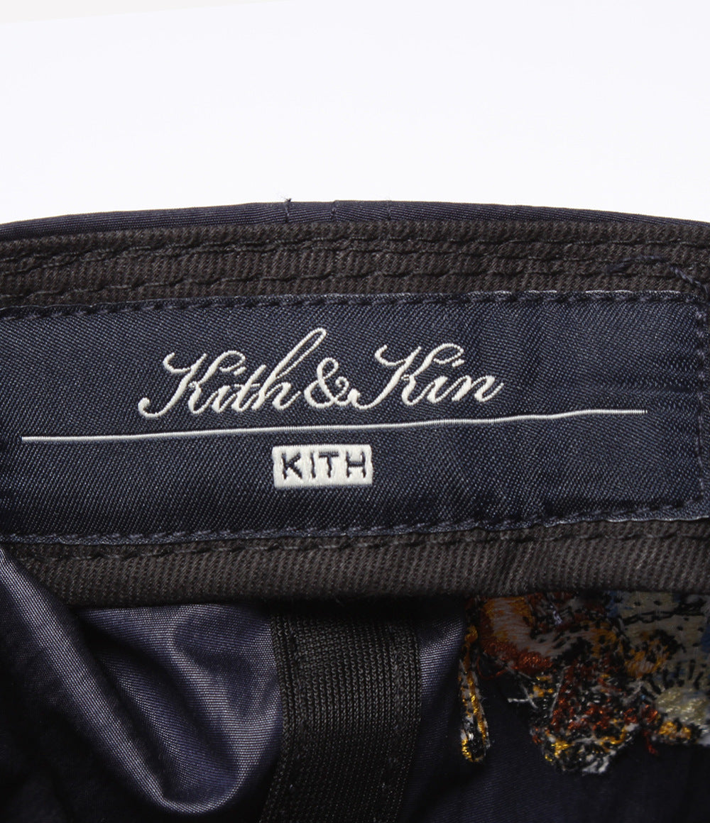 美品 KEITH NEW ERA ベースボールキャップ ヤンキース Nylon 9FIFTY A-Frame スナップバック メンズ キース ニューエラ